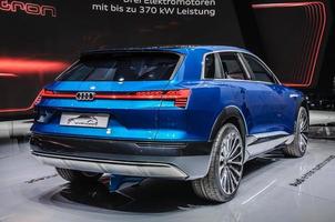 frankfurt - setembro de 2015 conceito audi e-tron quattro apresentado na foto