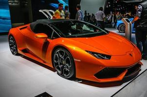 frankfurt - setembro de 2015 lamborghini huracan lp 610-4 spyder prese foto