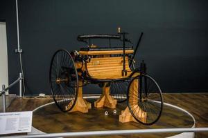 Sinsheim, Alemanha - mai 2022 benz patente modelo de automóvel 1 1886 foto