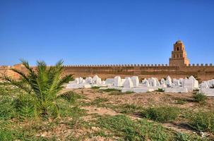 antigo cemitério muçulmano, grande mesquita, kairouan, deserto do saara, foto