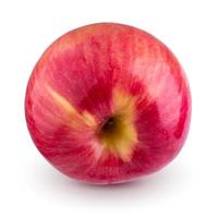 maçã vermelha isolada no fundo branco. foto