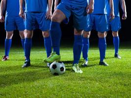 time de jogadores de futebol foto