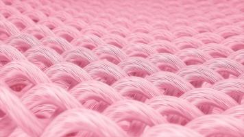 textura super macro de tecido rosa, renderização em 3d. foto
