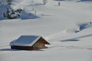 natureza inverno montanha foto