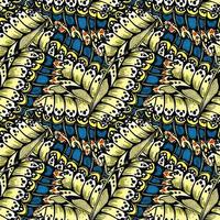 padrão sem emenda com ilustração de machaon.colorful borboletas asas. perfeitamente adequado para o design de tecidos, têxteis. foto