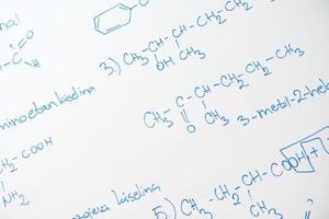 estrutura química da molécula no javali foto