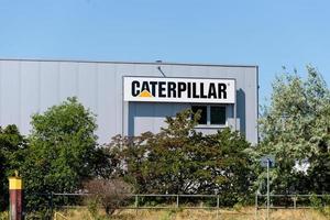 berlim, berlim alemanha 23.07.2018 edifício da fábrica da Caterpillar foto