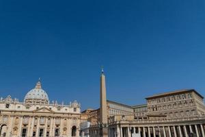 edifícios no Vaticano, a Santa Sé em Roma, Itália. parte da basílica de são pedro. foto