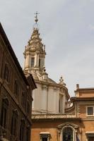 Roma, Itália. detalhes arquitetônicos típicos da cidade velha foto