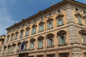 Roma, Itália. detalhes arquitetônicos típicos da cidade velha foto