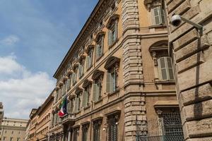 Roma, Itália. detalhes arquitetônicos típicos da cidade velha foto