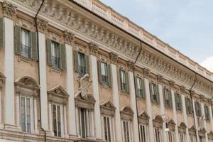 Roma, Itália. detalhes arquitetônicos típicos da cidade velha foto