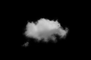 nuvem texturizada, preto abstrato, isolada em fundo preto foto