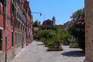 andando pelas ruas de veneza foto