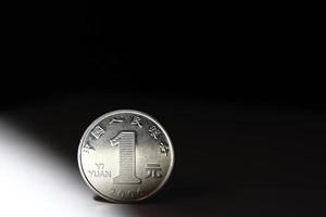 moeda de um yuan foto