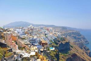 santorini grécia vista foto