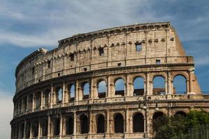 o Coliseu, em Roma, Itália foto