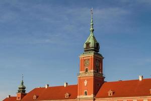 Varsóvia, Polónia. cidade velha - famoso castelo real. patrimônio mundial da unesco. foto