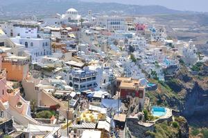 santorini grécia vista foto