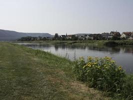 o rio weser na alemanha foto