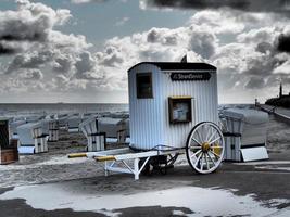 a praia de Wangerooge foto