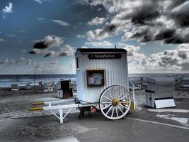 a praia de Wangerooge foto