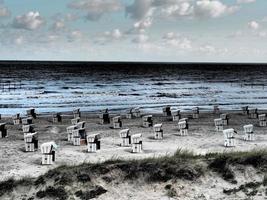 a praia de Wangerooge foto