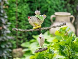 horário de verão em um jardim alemão foto