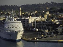 a ilha de corfu foto