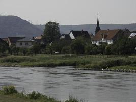 o rio weser na alemanha foto