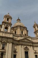 santa agnese in agone na piazza navona, roma, itália foto