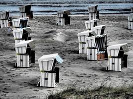 a praia de Wangerooge foto