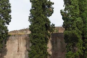 Roma, Itália. detalhes arquitetônicos típicos da cidade velha foto