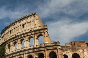 o Coliseu, em Roma, Itália foto