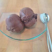 imagem de sorvete de chocolate ou sorvete foto