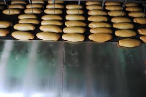 produção da fábrica de pão foto