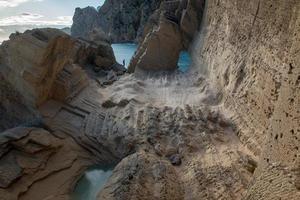 sa pedrera de cala de hort, atlantis no final da tarde foto