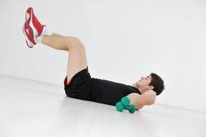 treino de fitness homem foto