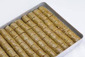 sobremesa baklava turca foto