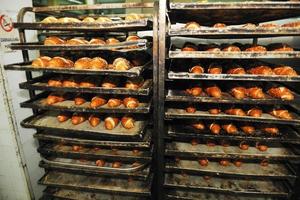 produção da fábrica de pão foto