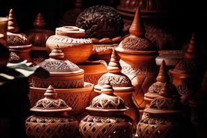 loja de cerâmica no mercado