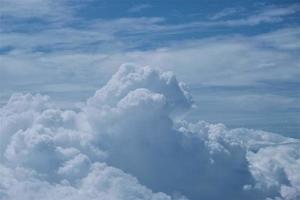 foto de nuvens do avião