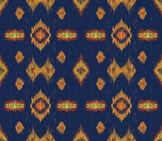 tecido ikat sem costura padrão geométrico étnico tradicional bordado style.design para plano de fundo, tapete, tapete, papel de parede, roupas, ilustração. foto