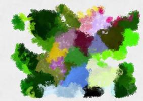 ilustração estilo fundo imagem padrão abstrato várias cores vibrantes ilustração estilo aquarela pintura impressionista. foto