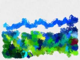 ilustração estilo fundo imagem padrão abstrato várias cores vibrantes ilustração estilo aquarela pintura impressionista. foto