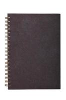 caderno de bloco de notas espiral realista em branco isolado no fundo branco foto