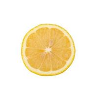 limão fresco isolado no fundo branco foto