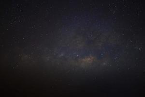 o centro da Via Láctea, fotografia de longa exposição foto
