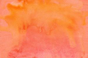 abstrato laranja colorido mão desenhar fundo de cor de água foto