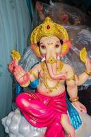 feliz ganesh chaturthi, deus hindu ganesha. foto